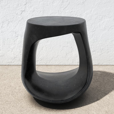 Trae Concrete Outdoor Bar Stool