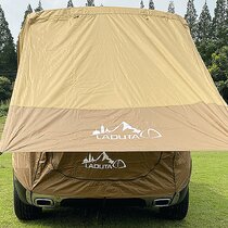 Car Awning SUV Tailgate Tent with Rainfly and Carrying Bag Universal Vehicle Sun Shelter for Outdoor Travel Picnic Fishing Hike 9 x 9 x 7 ft SUV Tent 4-6 Person Family Camping Tent 