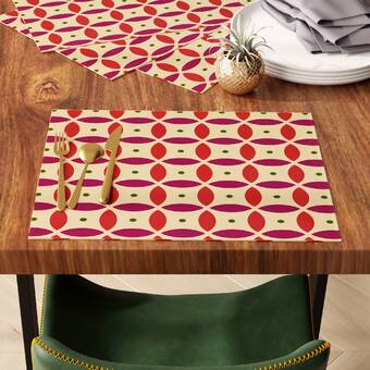 Ivy Bronx Wilkinson Geometric 18 Placemat Wayfair