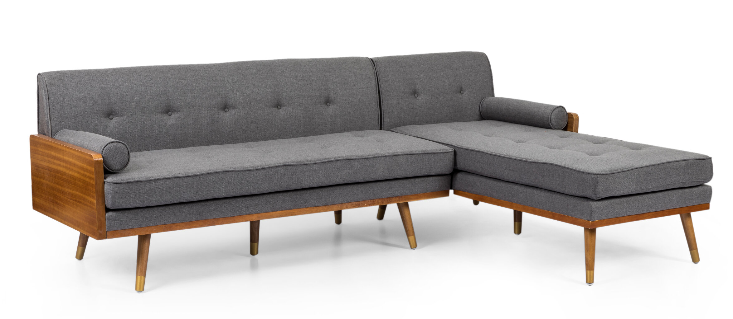 bridgeport chaise lounge brown