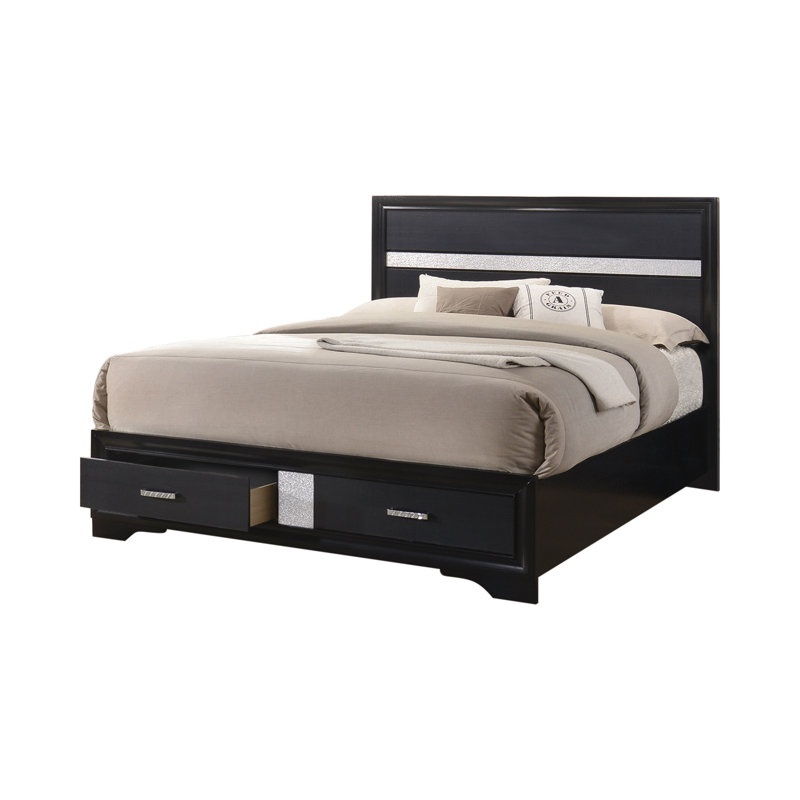 Everly Quinn Banbury Low Profile Storage Platform Bed Wayfair A taller bed looks more.