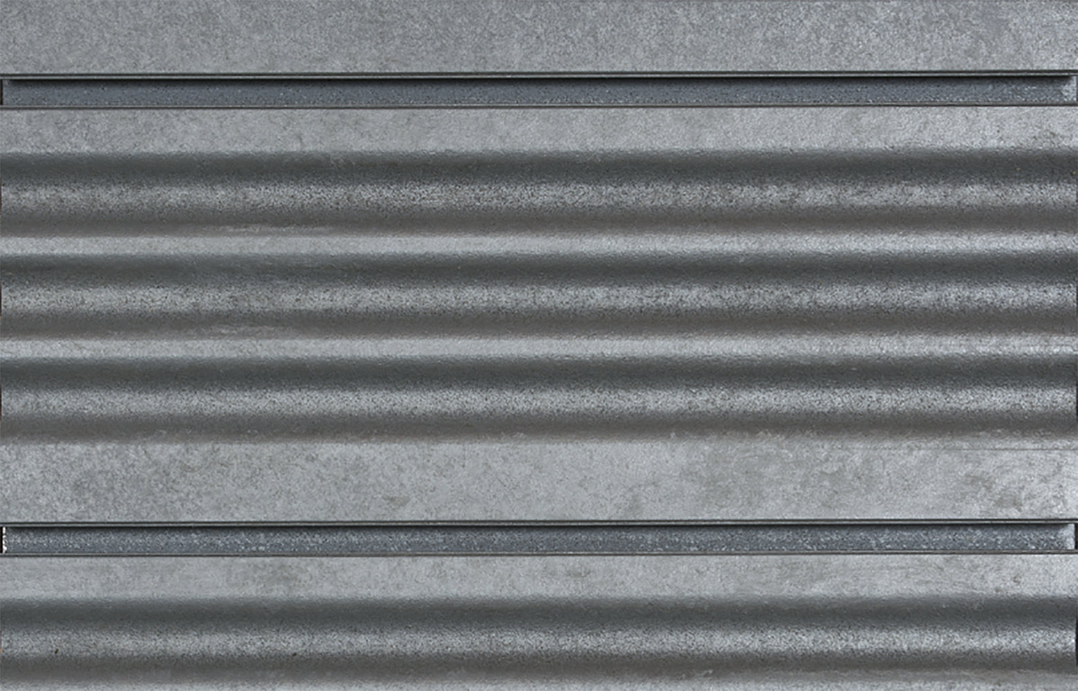 Ninth & Vine Corrugated Metal Textured Slatwall Galvanized (24" H x