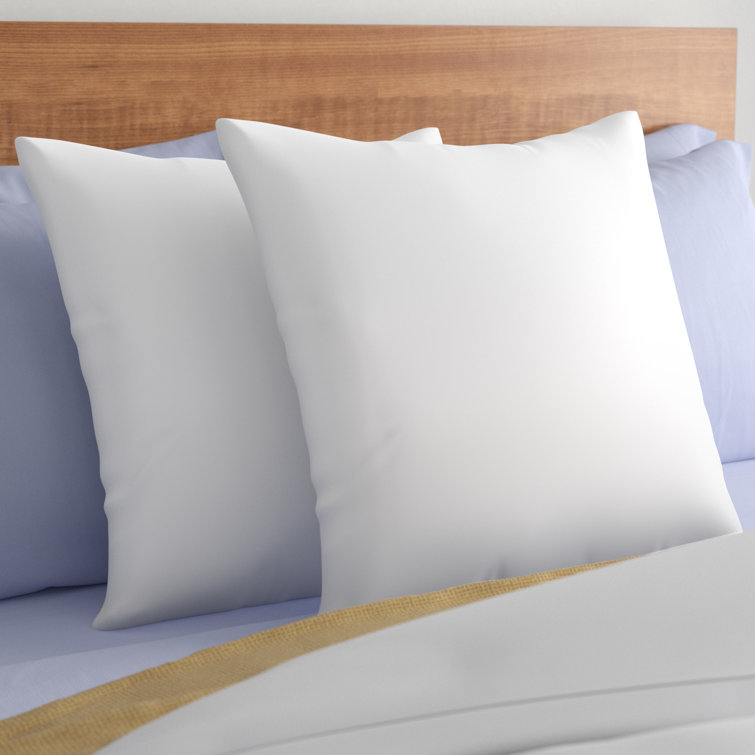 standard throw pillow insert sizes