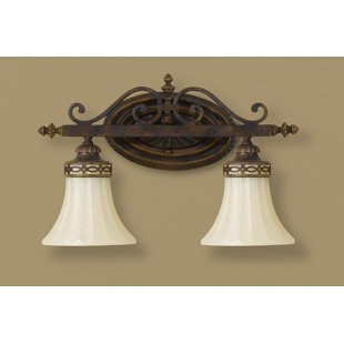 Best Linda 2-Light Vanity Light By Fleur De Lis Living Wall Lights Linda 2-Light Vanity Light By Fleur De Lis Living Wall Lights