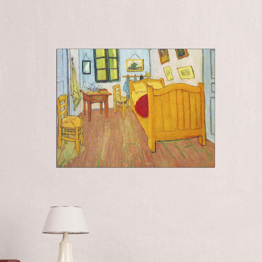 The Bedroom In Arles Saint Remy By Vincent Van Gogh Painting Print