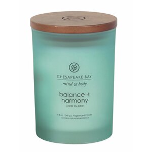 Mind & Body Balance and Harmony Waterlily Pear Jar Candle