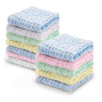 6 Layer New Cotton Baby Infant Newborn Bath Towel Washcloth Feeding Wipe Cloth 