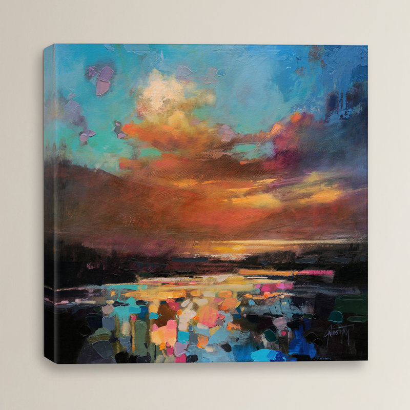Brayden Studio Golden Sky By Scott Naismith Painting Print On