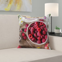 raspberry colored pillows