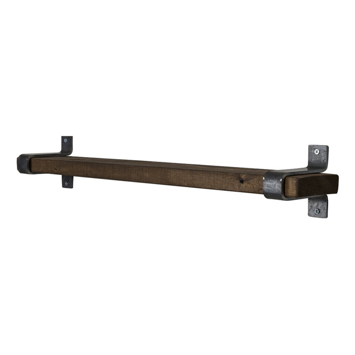 Loon Peak Farrell Industrial Floating Shelf Reviews Wayfair
