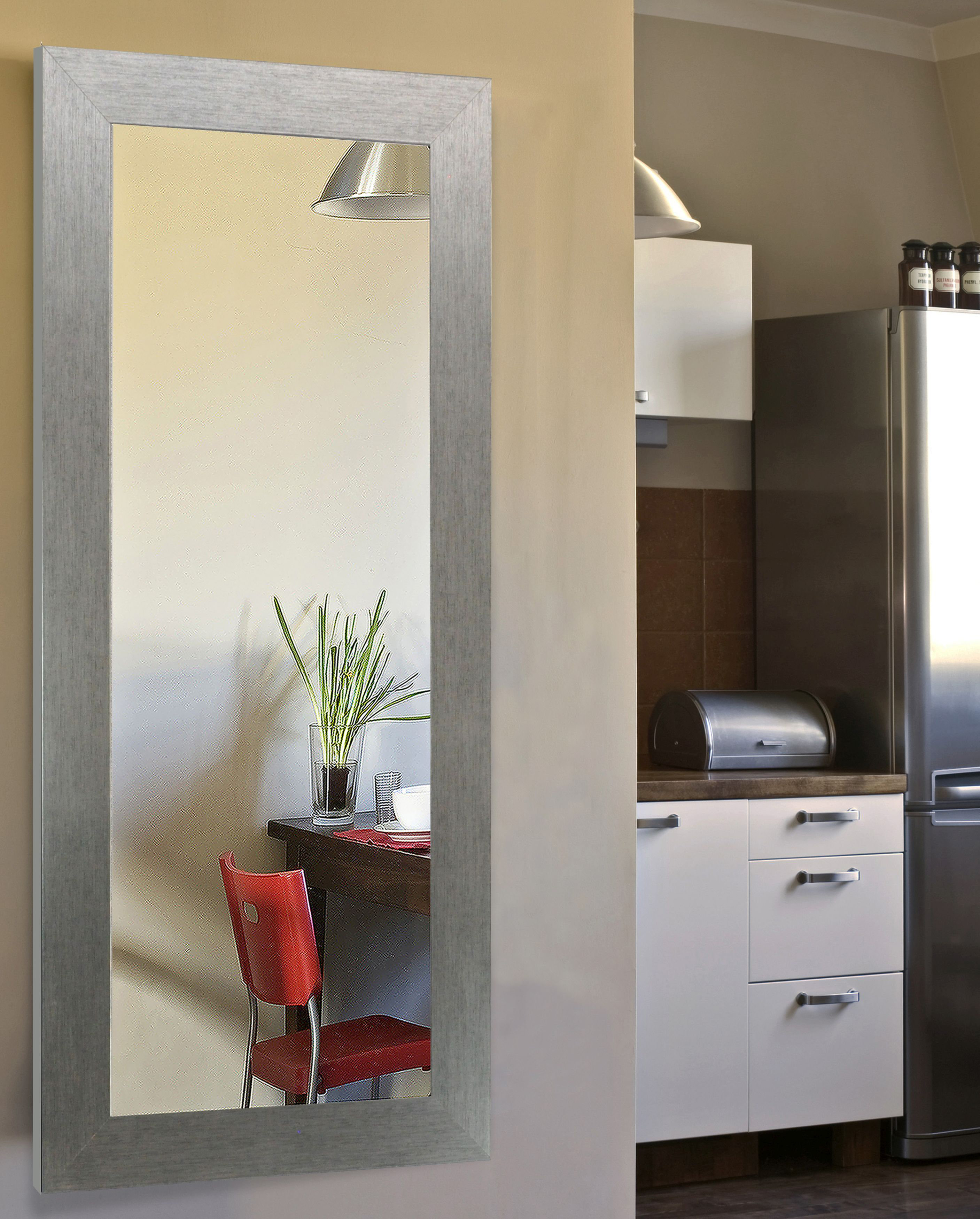 Rectangle Silver Full Length Mirror Reviews Joss Main Rectangle Silver Full Length Mirror