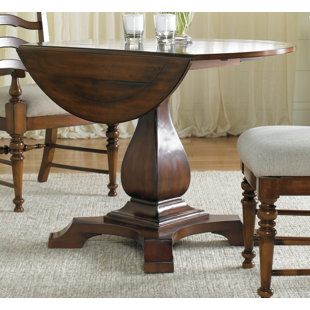 Go to store & view more images Hooker Furniture Round Drop Leaf Table