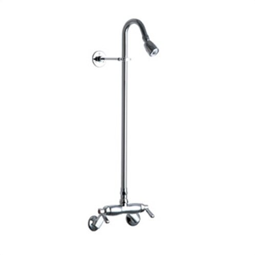 Chicago Faucets 756 Exposed Two Valve Shower With Lever Handles