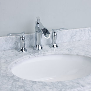 Go to store & view more images Eviva Swan® Deck Mount Widespread Waterfall Bathroom Faucet