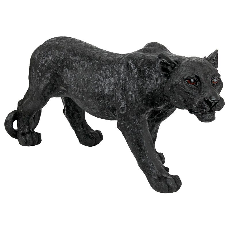 black jaguar figurine