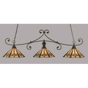 Go to store & view more images Loon Peak Dudley 3-Light Billiard Light