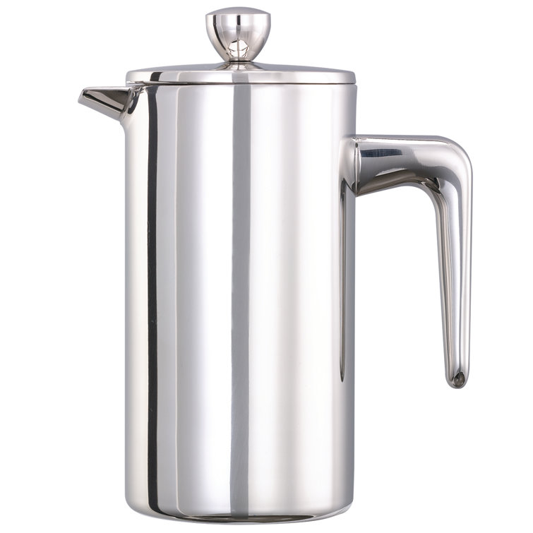 service ideas double wall stainless steel french press coffee maker wayfair
