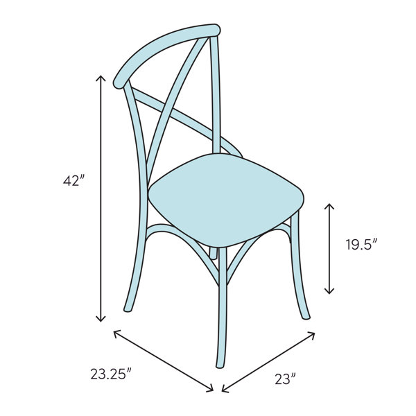 Jonathan Charles Fine Furniture Windsor Genuine Leather Upholstered Dining Chair Perigold