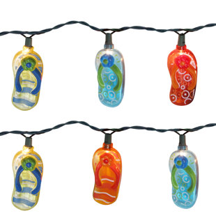 Best 10-Light 11 ft. Flip Flop String Lights (Set of 2) By Brite Star Outdoor Lighting 10-Light 11 ft. Flip Flop String Lights (Set of 2) By Brite Star Outdoor Lighting