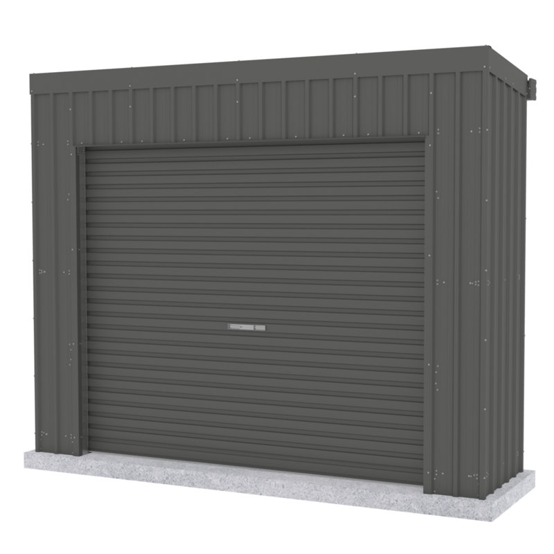 Absco Fortress 10 Ft W X 3 Ft D Metal Vertical Storage Shed Wayfair