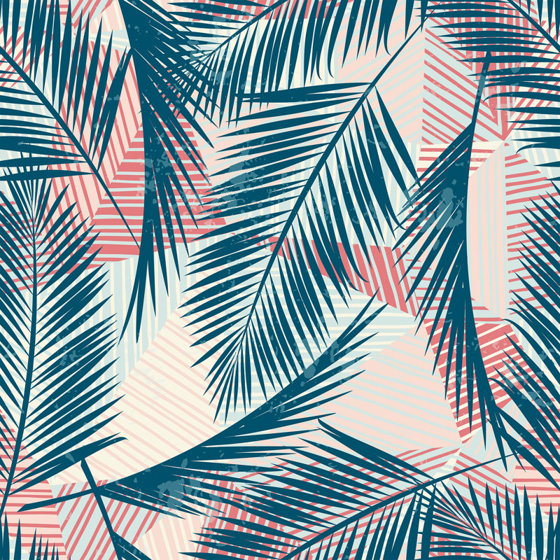 Bay Isle Home Mata Tropical Removable Peel And Stick Wallpaper Panel Wayfair