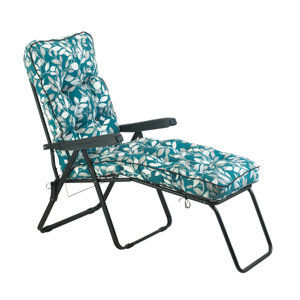 Gartenliege Deluxe Leaf mit Auflage von Glendale..