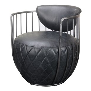 Sheffield Metal Spindle Quilted Barrel Chair By 17 Stories