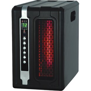 5,120 BTU Portable Electric Infrared Compact Heater With Remote Control By World Marketing