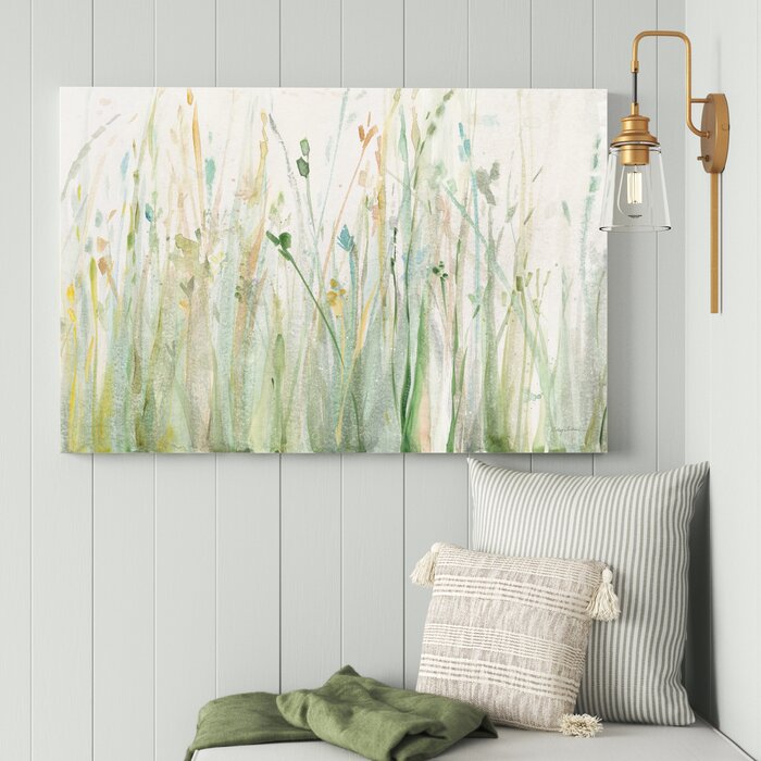 Sand & Stable Spring Grasses II by Avery Tillmon - Wrapped Canvas ...