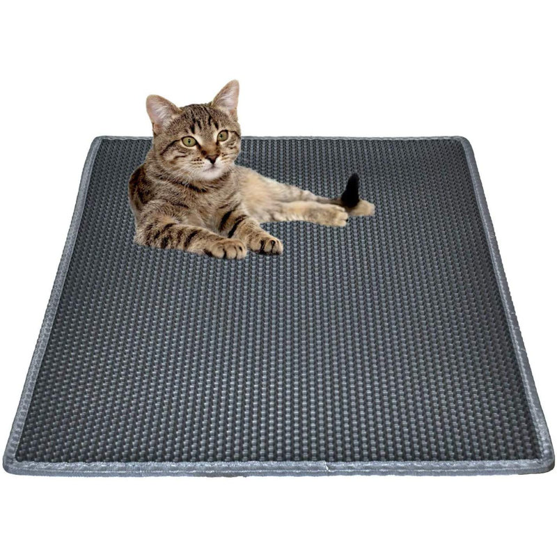 Kitty Litter Mat WePet Cat Litter Box Mat, Kitty Premium PVC Pad
