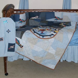 Airplane Crib Quilt