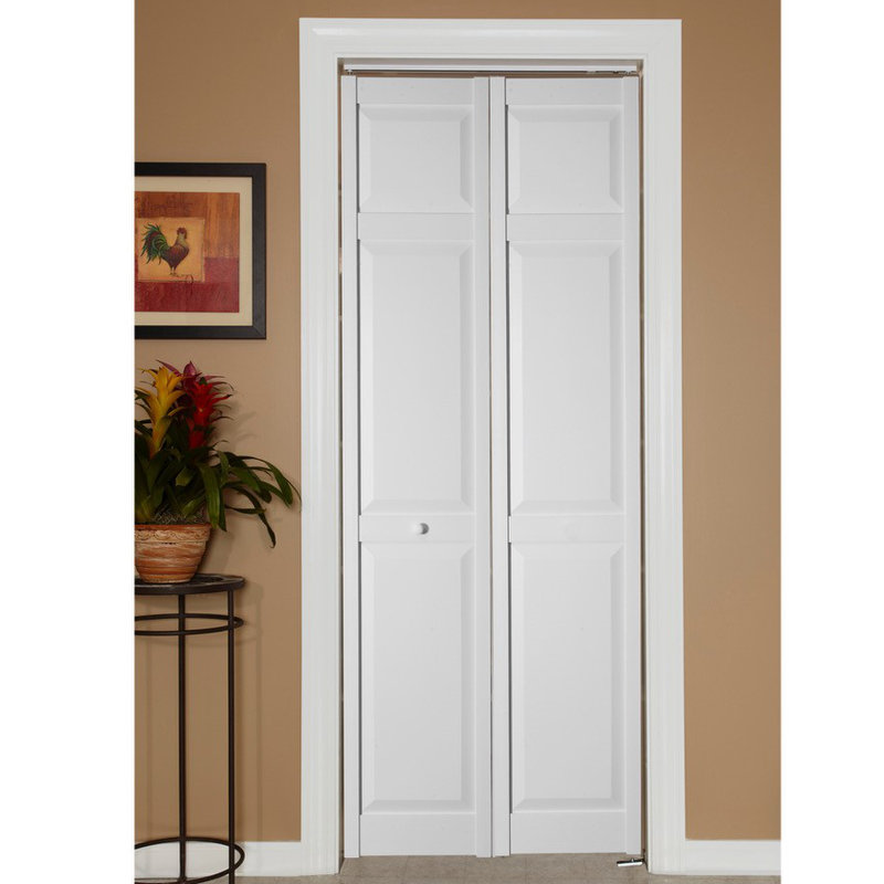 Home Fashion Technologies Paneled Pvc Vinyl Bi Fold Door Wayfair