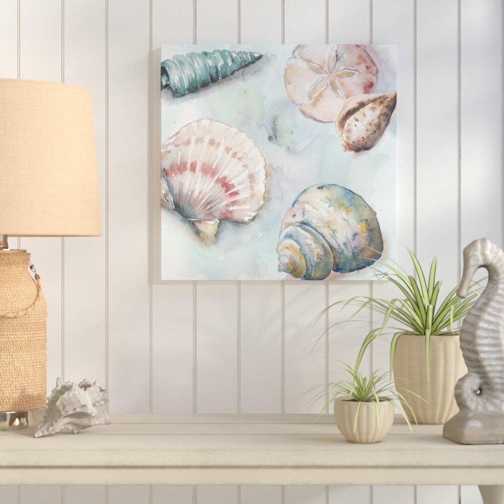 Highland Dunes Sea Shells - Print on Canvas & Reviews | Wayfair