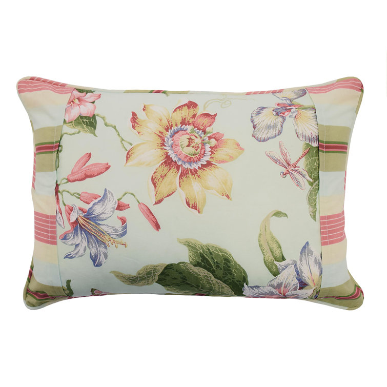 Waverly Laurel Springs Cotton Throw Pillow & Reviews Wayfair