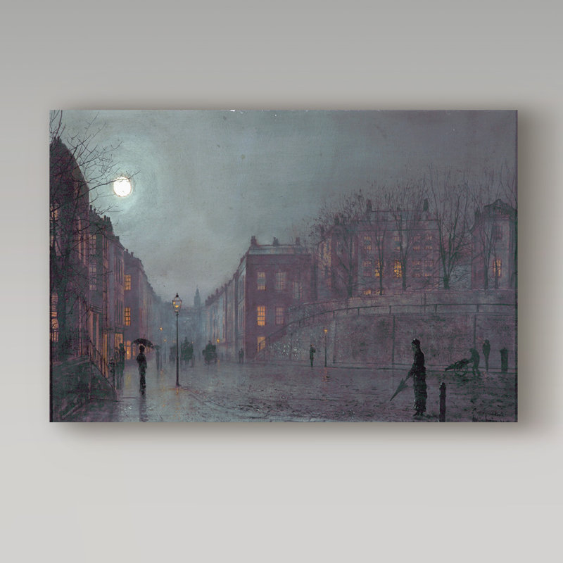 Trademark Art A View Of Hampstead London 1882 Oil Painting