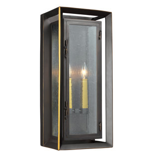 Go to store & view more images Zelma 2-Light Outdoor Wall Lantern by Laurel Foundry Modern Farmhouse