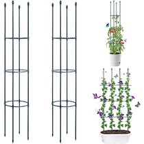 4Pcs Plant Support Rack Garden Plastic Trellis Flower Vines Climbing Stand HOT