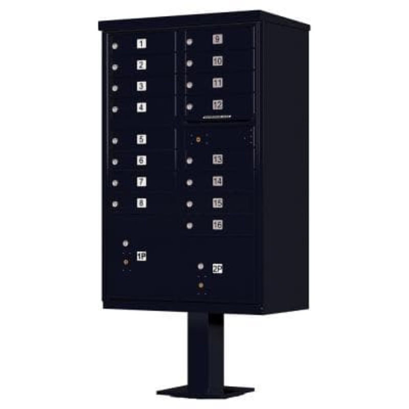 Florence 16 Door Front Load Multi Unit Mailbox With 2 Parcel Lockers Wayfair