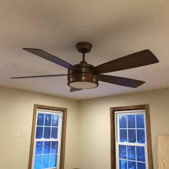72 9 Blade Led Standard Ceiling Fan With Wall Control And Light Kit Included Reviews Joss Main