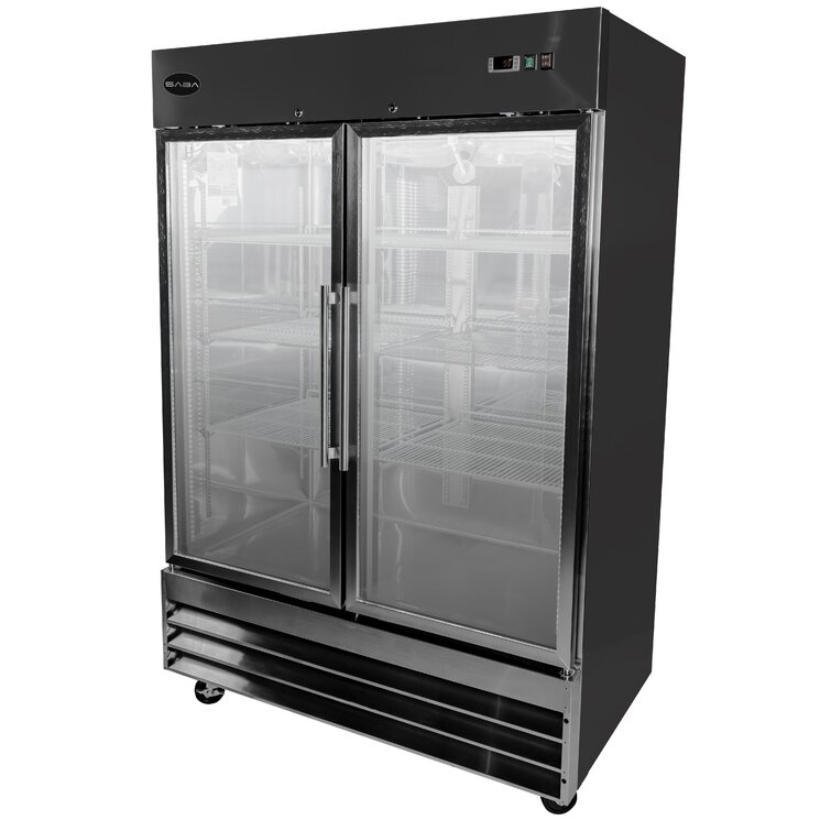 SABA 47 cu ft Commercial Reach In Refrigerator in Stainless Steel