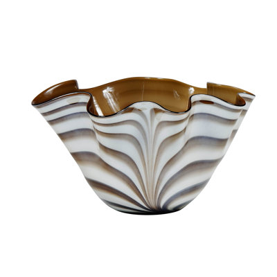 Chocolates Wave Decorative Bowl BradburnHome