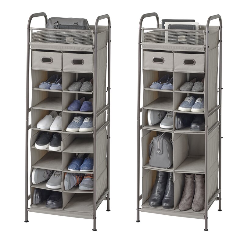 vertical shoe cubby