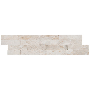 Fireplace Stacked Stone Tile Wayfair Royal Splitface Stacked Stone 6 X 24 Natural Tile In White