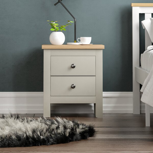 Mannion Manufactured Wood Bedside Table