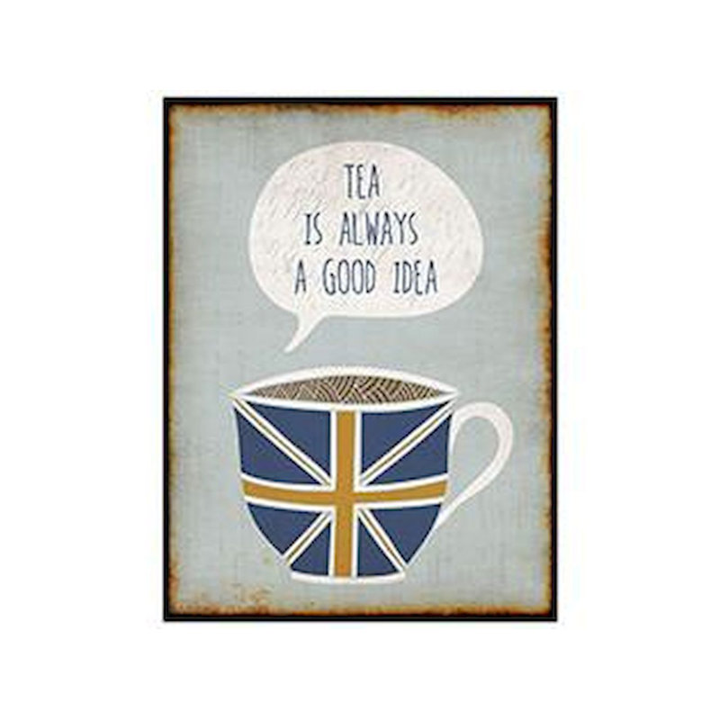 Winston Porter English Tea Wooden Sign Wall Decor Wayfair