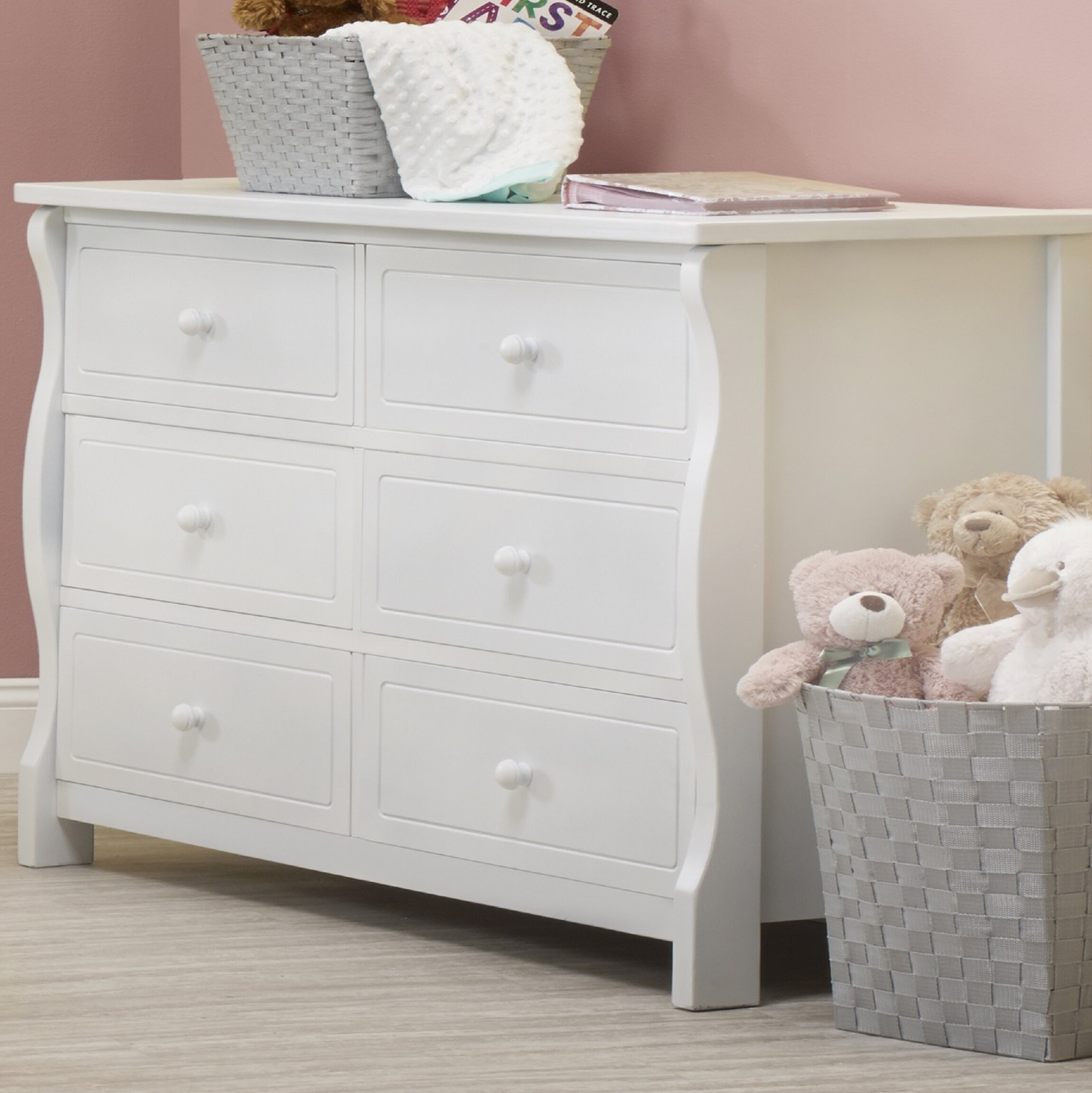 Sorelle Princeton Elite 6 Drawer Double Dresser Reviews Wayfair