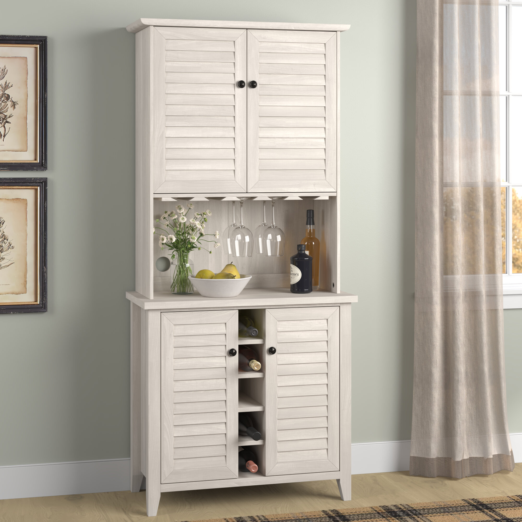 Laurel Foundry Modern Farmhouse Rushden Bar Cabinet & Reviews | Wayfair