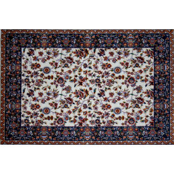 Astoria Grand Coulter Hand Look Persian Wool Red Blue Green Area Rug Wayfair