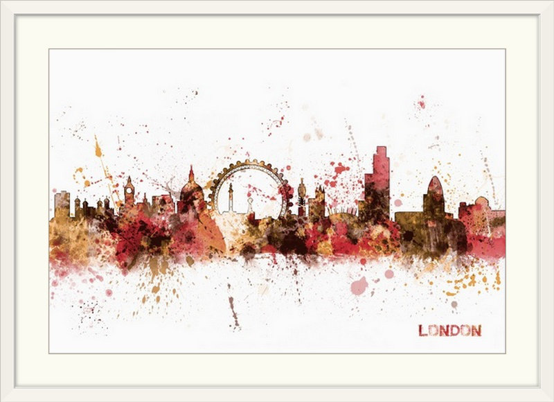 Great Big Canvas London England Skyline By Michael Tompsett Graphic Art Print Wayfair Find art for sale at great prices from artists including paintings, photography, sculpture, and prints by top emerging artists like michael tompsett. wayfair