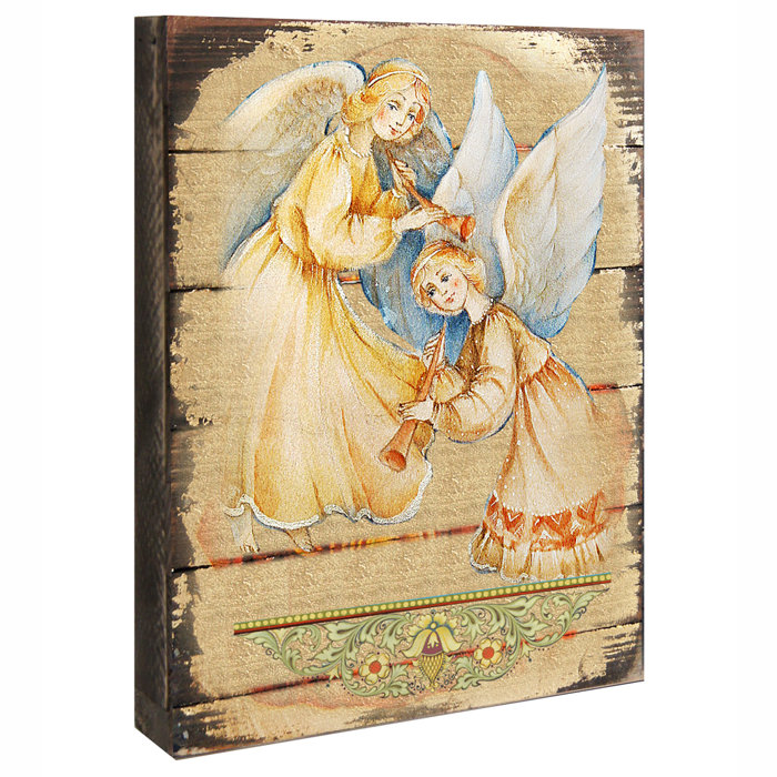 The Holiday Aisle Inspirational Icon Angels Watching Over You